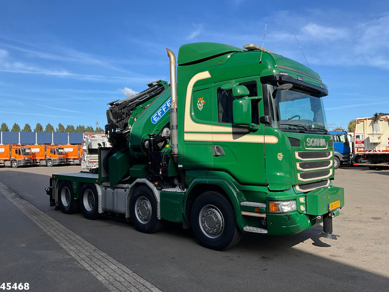 Scania R 490 8x4 Euro 6 Effer 140 Tonmeter laadkraan + Fly-Jib Just 283.508 km - Camión grúa: foto 5 Scania R 490 8x4 Euro 6 Effer 140 Tonmeter laadkraan + Fly-Jib Just 283.508 km - Camión grúa: foto 5