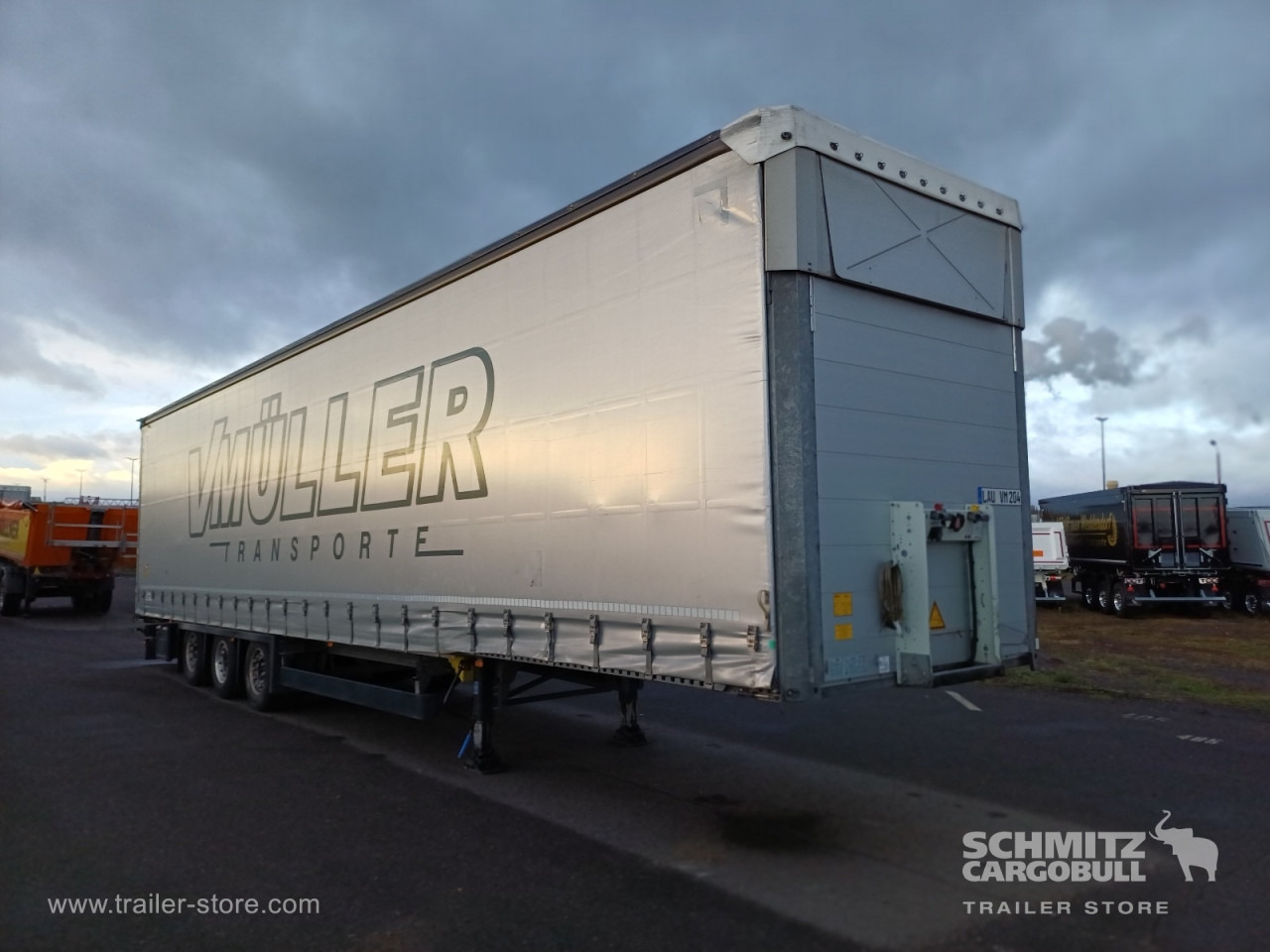 SCHMITZ Auflieger Curtainsider Mega - Semirremolque lona: foto 1 SCHMITZ Auflieger Curtainsider Mega - Semirremolque lona: foto 1