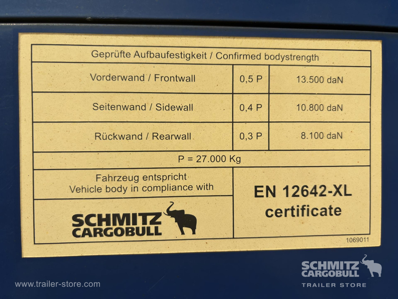 Semirremolque lona SCHMITZ Curtainsider Standard: foto 11 Semirremolque lona SCHMITZ Curtainsider Standard: foto 11