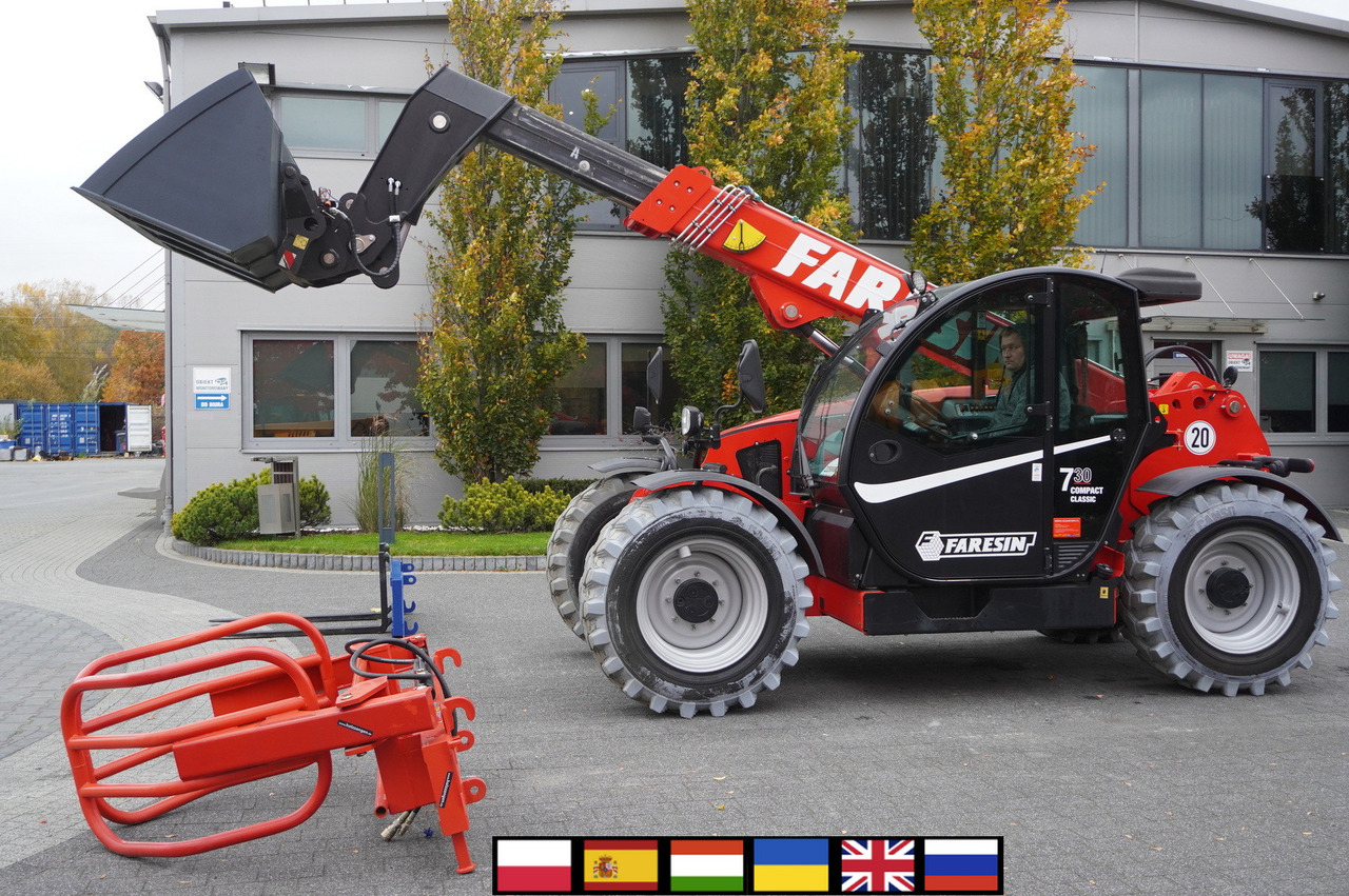 Faresin 730C Classic 55 /  NEW / 550 MTH!!! / reach 7 m / joystick - Cargadora de ruedas telescópica: foto 1 Faresin 730C Classic 55 /  NEW / 550 MTH!!! / reach 7 m / joystick - Cargadora de ruedas telescópica: foto 1