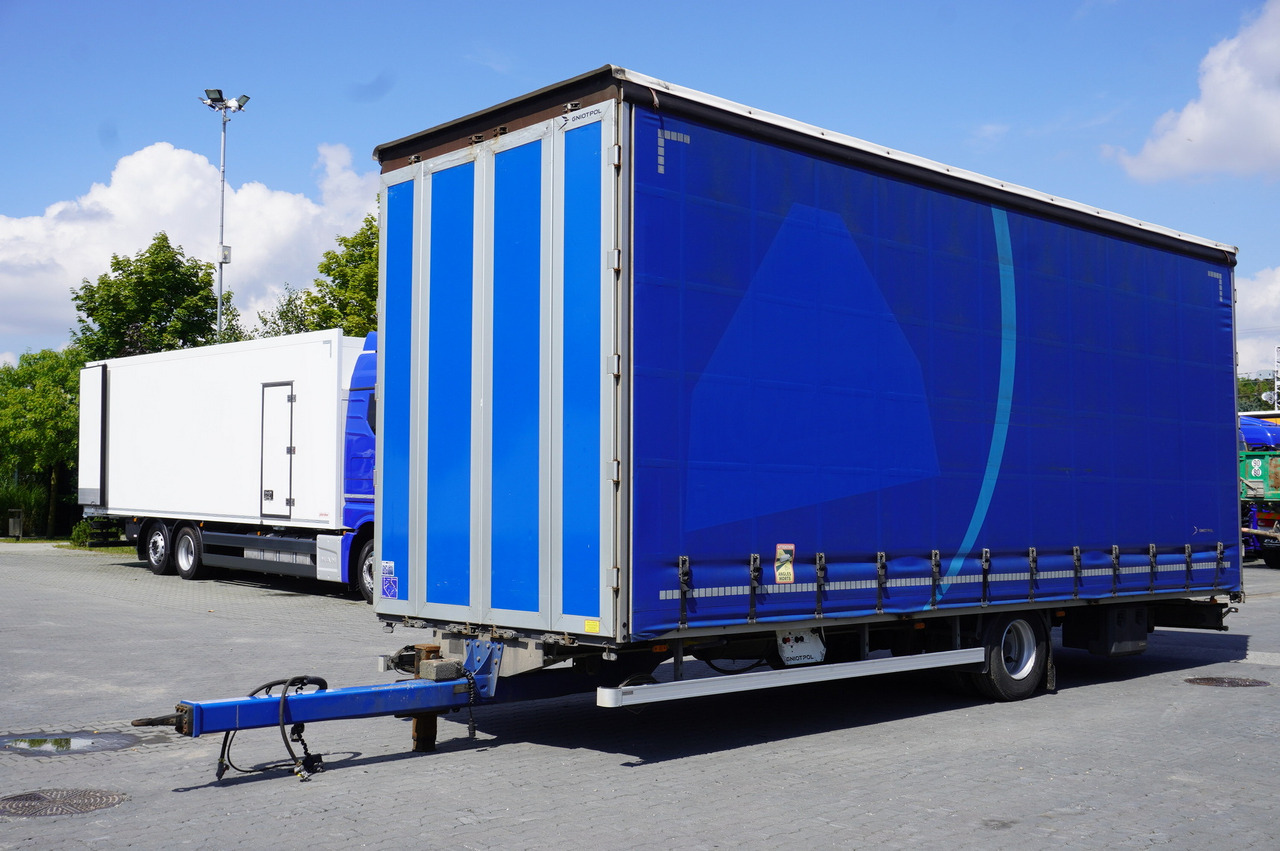 Gniotpol Tandem trailer / 10t / 2018 / 19 pallets - Remolque con toldo: foto 1 Gniotpol Tandem trailer / 10t / 2018 / 19 pallets - Remolque con toldo: foto 1