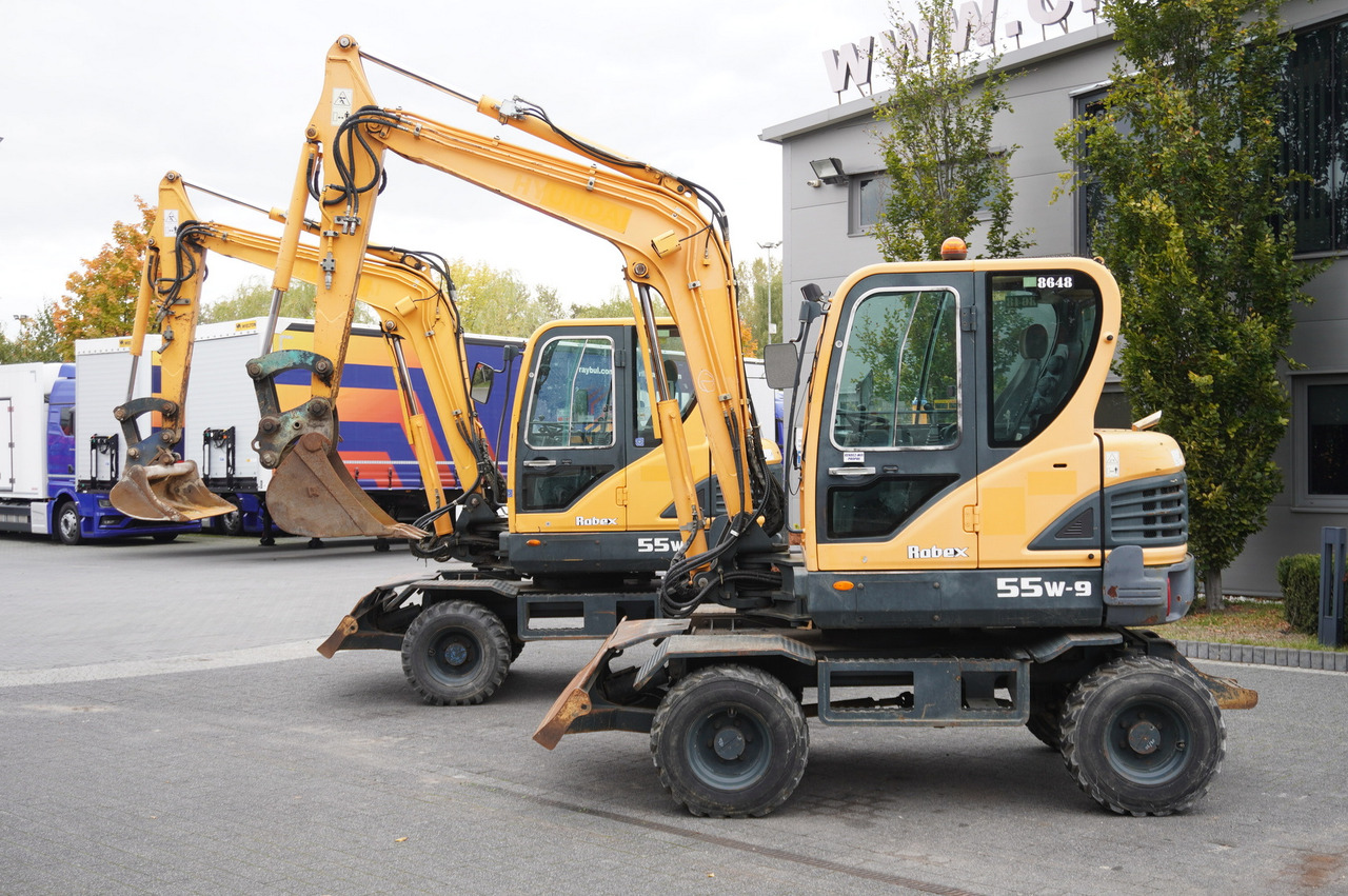 Hyundai Robex 55W-9 Wheeled Excavator 5.5t / 2pcs - Miniexcavadora: foto 1 Hyundai Robex 55W-9 Wheeled Excavator 5.5t / 2pcs - Miniexcavadora: foto 1