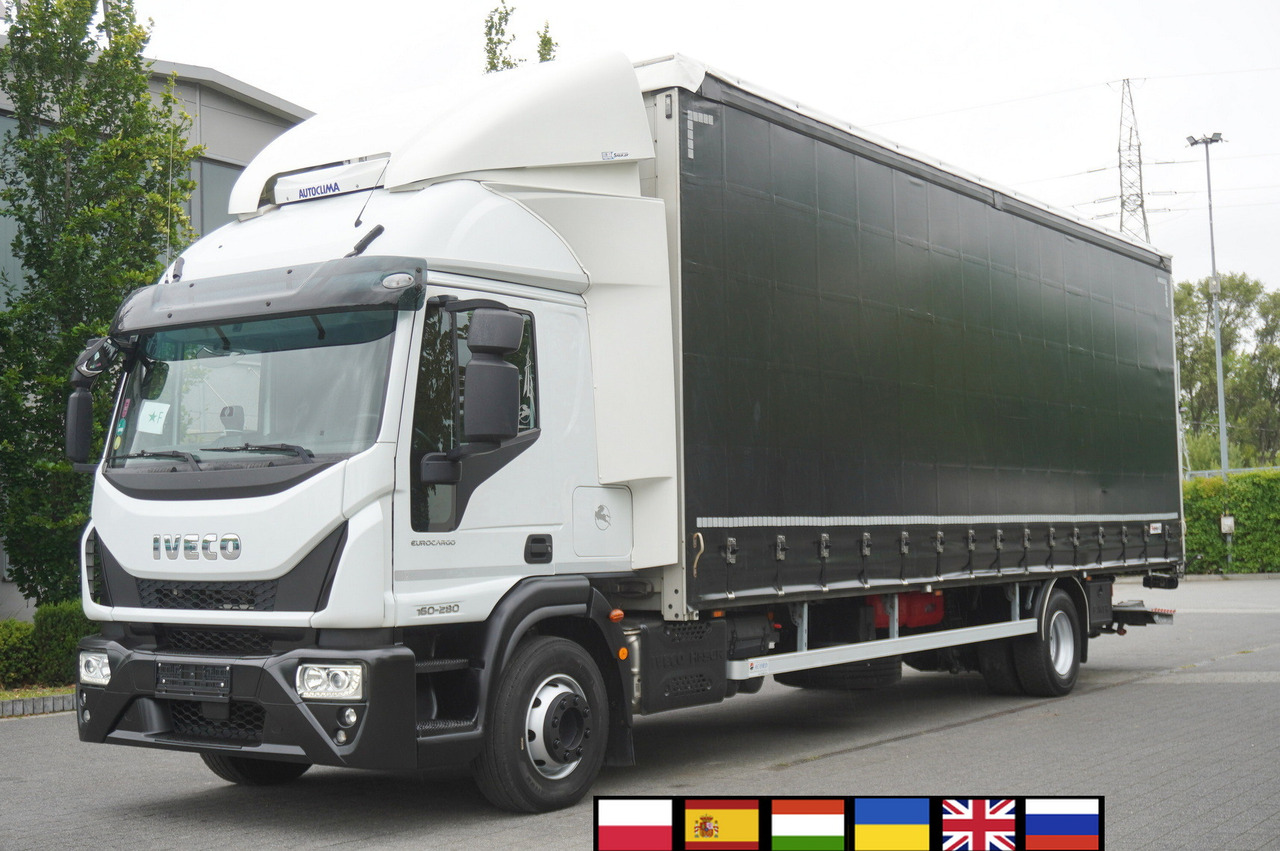 IVECO Eurocargo ML 160E28 E6 Glob / Curtainsider 21 EPAL / 2023 / 2 identical units - Camión volquete: foto 1 IVECO Eurocargo ML 160E28 E6 Glob / Curtainsider 21 EPAL / 2023 / 2 identical units - Camión volquete: foto 1