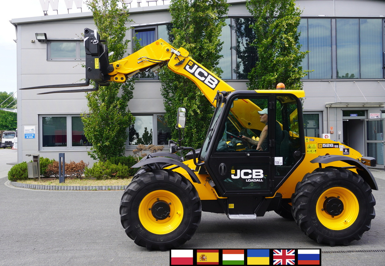 JCB 526-56 AGRI Plus / 5.6 m telescopic loader / joystick - Cargadora de ruedas telescópica: foto 1 JCB 526-56 AGRI Plus / 5.6 m telescopic loader / joystick - Cargadora de ruedas telescópica: foto 1