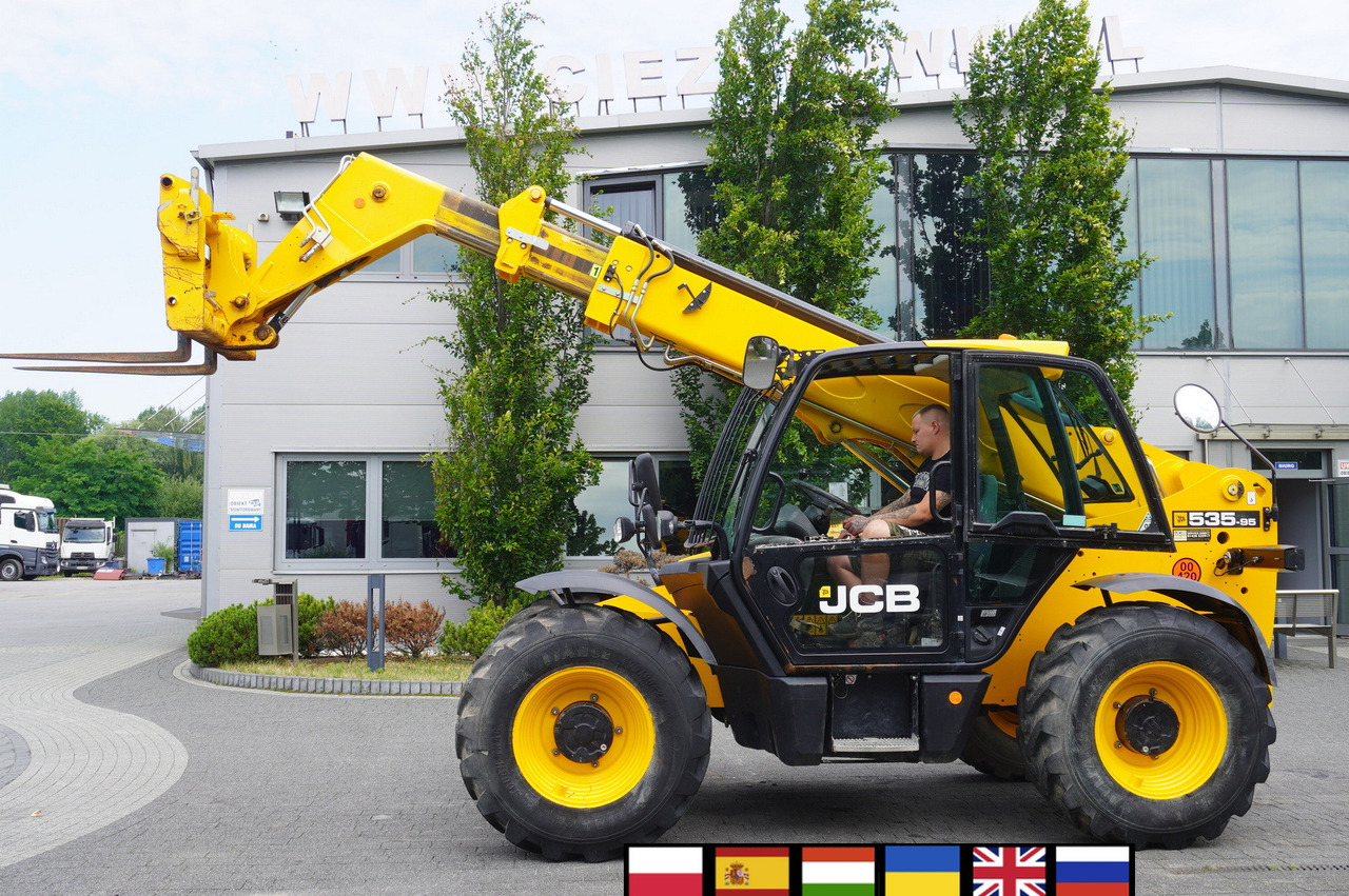 JCB 535-95 / 3.5 T / range 9.5 m / joystick / 2021 - Cargadora de ruedas telescópica: foto 1 JCB 535-95 / 3.5 T / range 9.5 m / joystick / 2021 - Cargadora de ruedas telescópica: foto 1