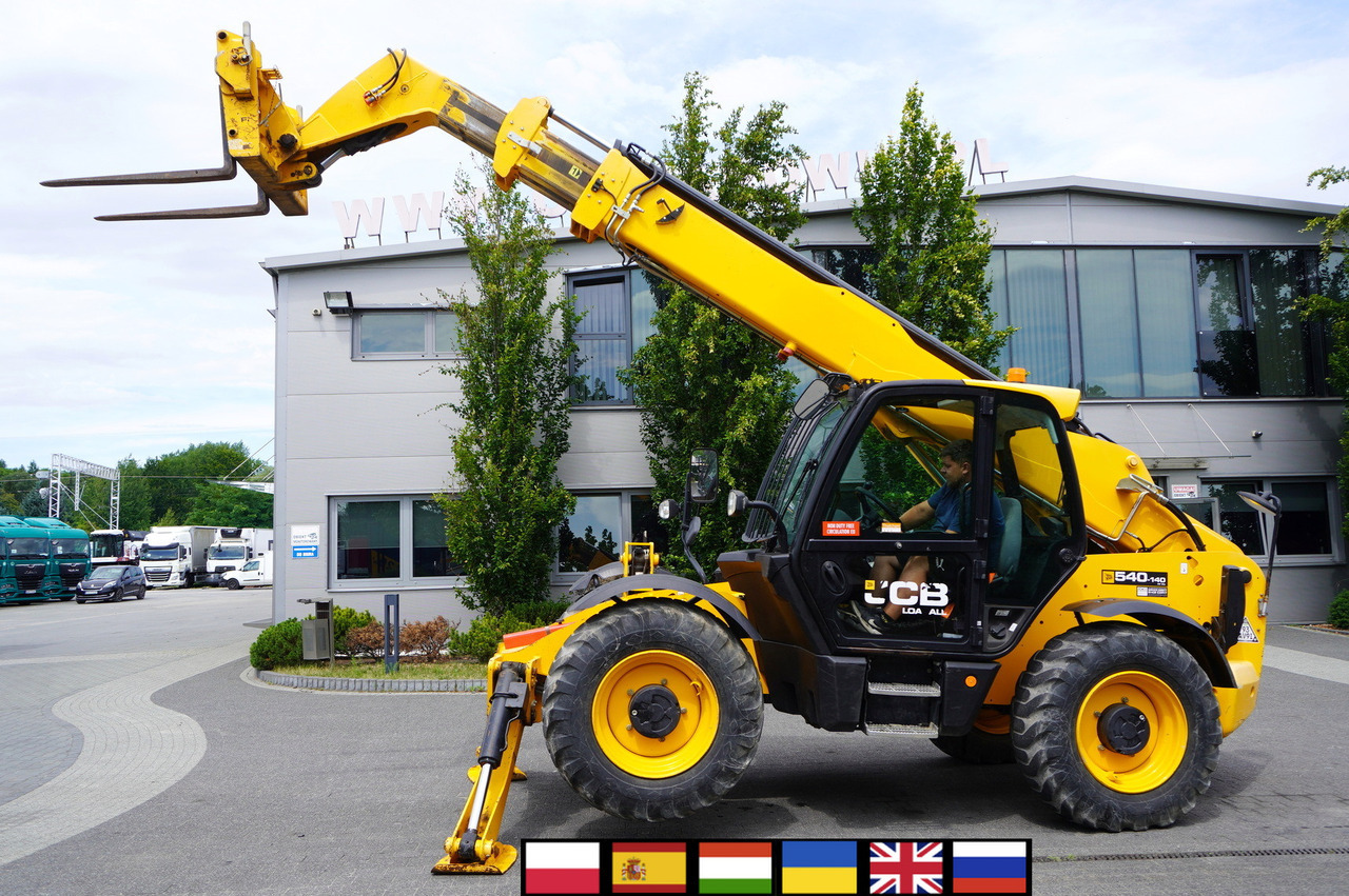 JCB 540-140 telescopic loader / 14 m range / 1800 MTH - Manipulador telescópico: foto 1 JCB 540-140 telescopic loader / 14 m range / 1800 MTH - Manipulador telescópico: foto 1