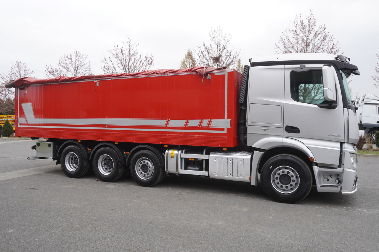 Camión caja abierta MERCEDES-BENZ Actros 3563 8x4 / Tipper for grain 20 t load capacity: foto 10