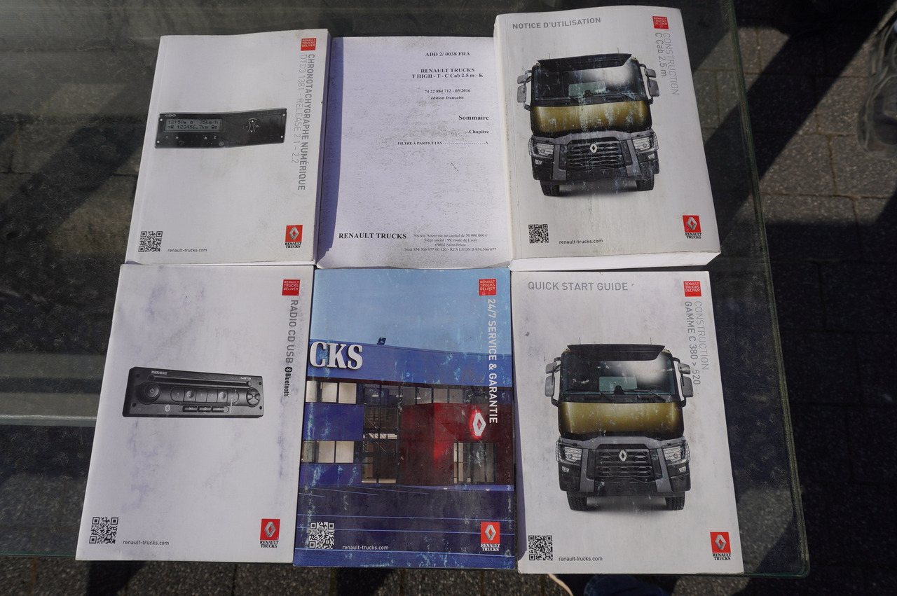 Camión caja abierta, Camión grúa RENAULT C380 / 6x4 / HDS Palfinger PK 18002-EH 6000 kg: foto 30