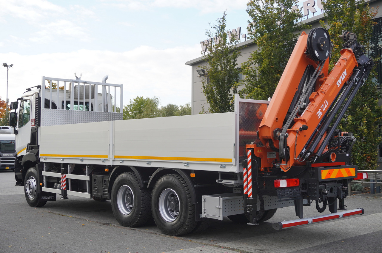RENAULT C380 Comfort 6x4 / Atlas 172.3E crane / Range 12.3 m / capacity 6.1 t / Flatbed 17 EPAL - Camión grúa: foto 5 RENAULT C380 Comfort 6x4 / Atlas 172.3E crane / Range 12.3 m / capacity 6.1 t / Flatbed 17 EPAL - Camión grúa: foto 5