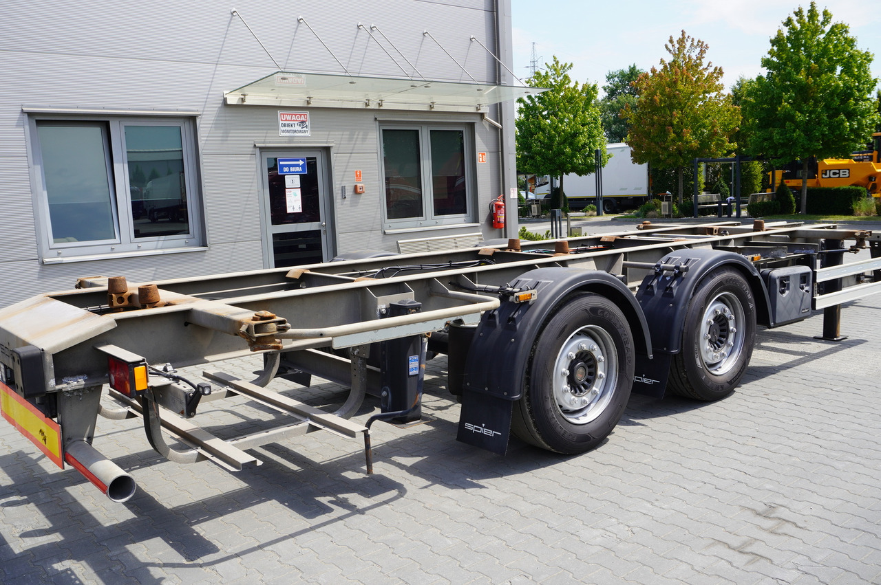 SPIER Trailer ZWL 290 BDF / 18 t - Remolque chasis: foto 1 SPIER Trailer ZWL 290 BDF / 18 t - Remolque chasis: foto 1