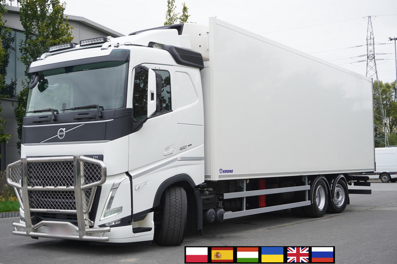 VOLVO FH 460 / Krone refrigerator 23 EPAL! / Carrier Supra 1250 MT Silent / Multitemperature / Steered axle - Camión frigorífico: foto 1 VOLVO FH 460 / Krone refrigerator 23 EPAL! / Carrier Supra 1250 MT Silent / Multitemperature / Steered axle - Camión frigorífico: foto 1
