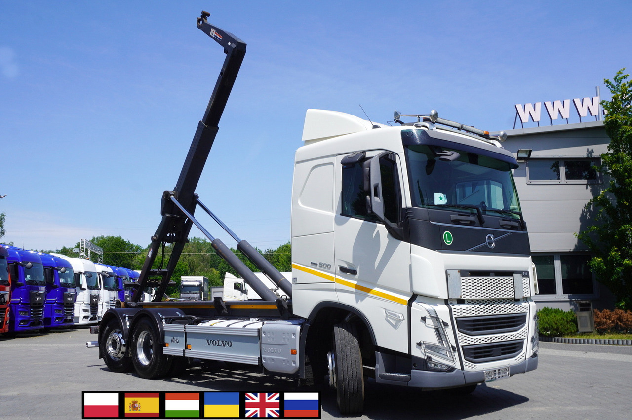 VOLVO FH 500 / VDL hooklift 21 tons / 2022 / steering 3d axle / 2 units - Camión multibasculante: foto 1 VOLVO FH 500 / VDL hooklift 21 tons / 2022 / steering 3d axle / 2 units - Camión multibasculante: foto 1