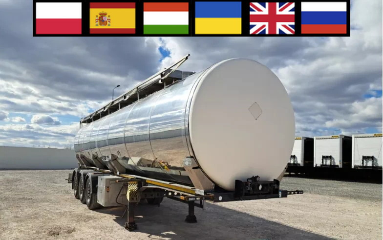 WIELTON NS3D 36 t food cistern / 3 chambers - Semirremolque cisterna: foto 1 WIELTON NS3D 36 t food cistern / 3 chambers - Semirremolque cisterna: foto 1