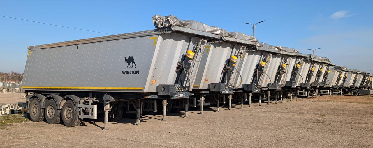 WIELTON NW-3 / weight 6.2 t / capacity 38m3 / Electrically folded roof / Teflon / 20 units, 2022 - Semirremolque volquete: foto 2 WIELTON NW-3 / weight 6.2 t / capacity 38m3 / Electrically folded roof / Teflon / 20 units, 2022 - Semirremolque volquete: foto 2