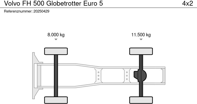 Volvo FH 500 Globetrotter Euro 5 - Cabeza tractora: foto 5 Volvo FH 500 Globetrotter Euro 5 - Cabeza tractora: foto 5