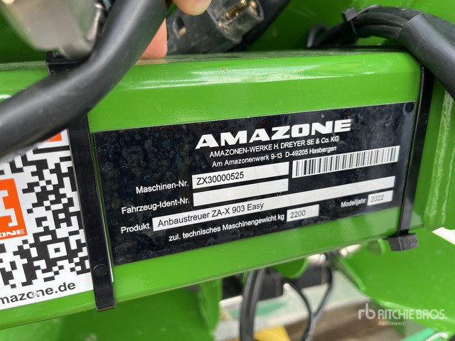 2022 Amazone ZA-X 903 Easy Fertilizer Spreader - Esparcidor de fertilizantes: foto 3 2022 Amazone ZA-X 903 Easy Fertilizer Spreader - Esparcidor de fertilizantes: foto 3