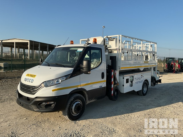 2022 Iveco Daily 2022 Palfinger Tunlift 7.37-500 ... Bucket Truck - Camión con plataforma elevadora: foto 2 2022 Iveco Daily 2022 Palfinger Tunlift 7.37-500 ... Bucket Truck - Camión con plataforma elevadora: foto 2