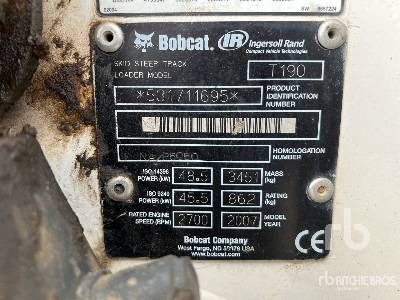 BOBCAT T190 High Flow - Minicargadora de cadenas: foto 5 BOBCAT T190 High Flow - Minicargadora de cadenas: foto 5