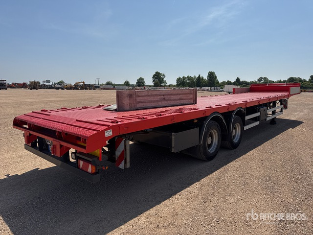 2004 Samro SD28VJ T/A Semi-Remorque Plateau 2 Essieux Flatbed Trailer - Remolque plataforma/ Caja abierta: foto 3 2004 Samro SD28VJ T/A Semi-Remorque Plateau 2 Essieux Flatbed Trailer - Remolque plataforma/ Caja abierta: foto 3