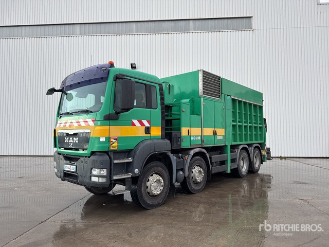 2010 MAN TGS35.440 2010 MTS 3A11T36000V on 8x4 Cam ... Vacuum Excavator Truck - Limpieza de alcantarillado: foto 1 2010 MAN TGS35.440 2010 MTS 3A11T36000V on 8x4 Cam ... Vacuum Excavator Truck - Limpieza de alcantarillado: foto 1