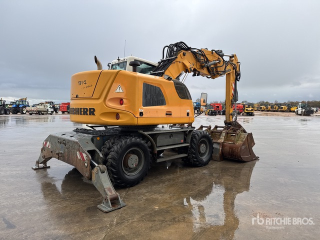 2013 Liebherr A914 Compact Pelle Sur Pneus Wheel Excavator - Excavadora de ruedas: foto 3 2013 Liebherr A914 Compact Pelle Sur Pneus Wheel Excavator - Excavadora de ruedas: foto 3