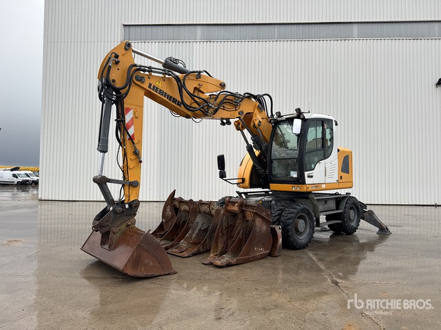 2013 Liebherr A914 Compact Pelle Sur Pneus Wheel Excavator - Excavadora de ruedas: foto 1 2013 Liebherr A914 Compact Pelle Sur Pneus Wheel Excavator - Excavadora de ruedas: foto 1