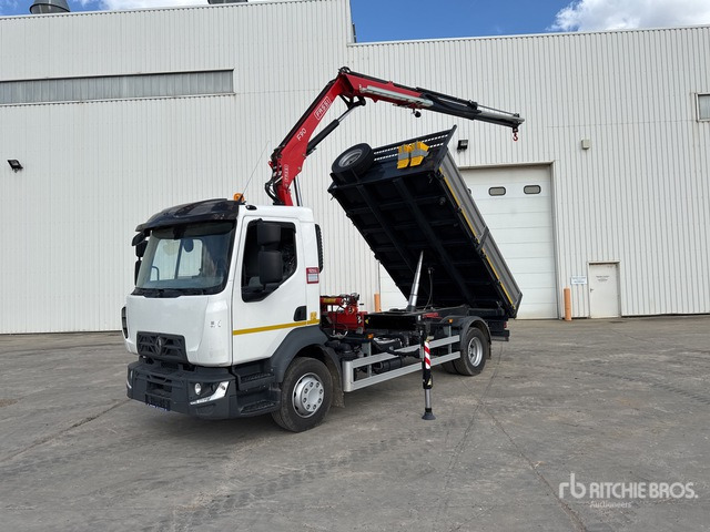 2024 Renault D210 2022 Fassi F90B 1.22E Dynamic 3 ... Dump Truck with Crane - Camión volquete, Camión grúa: foto 3 2024 Renault D210 2022 Fassi F90B 1.22E Dynamic 3 ... Dump Truck with Crane - Camión volquete, Camión grúa: foto 3