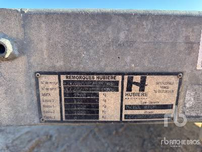 HUBIERE H212L 01CF Remorque 2 Essieux - Remolque porta maquinaria: foto 5 HUBIERE H212L 01CF Remorque 2 Essieux - Remolque porta maquinaria: foto 5
