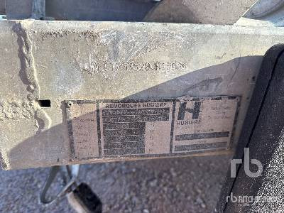 HUBIERE H212L 14CF T/A Remorque (Inoperable) - Remolque porta maquinaria: foto 5 HUBIERE H212L 14CF T/A Remorque (Inoperable) - Remolque porta maquinaria: foto 5