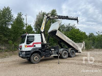 RENAULT KERAX 450DXI 6x4 Camion Benne Avec Grue - Camión volquete, Camión grúa: foto 2 RENAULT KERAX 450DXI 6x4 Camion Benne Avec Grue - Camión volquete, Camión grúa: foto 2