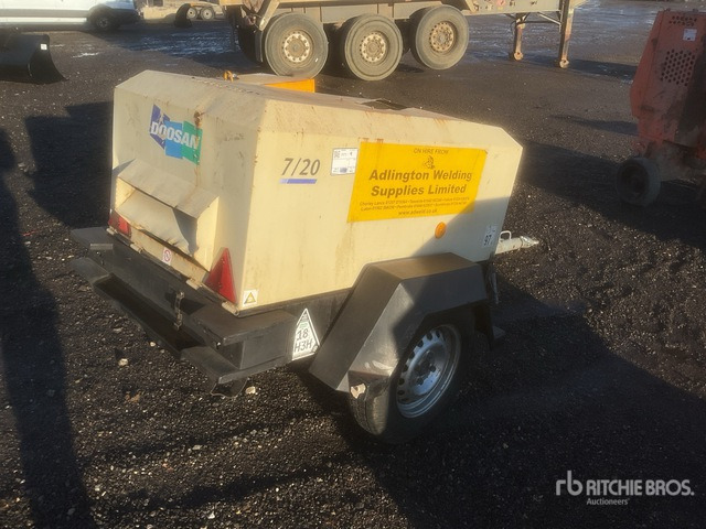 2013 Doosan 720 Mobile (Inoperable) Air Compressor - Compresor de aire: foto 3 2013 Doosan 720 Mobile (Inoperable) Air Compressor - Compresor de aire: foto 3