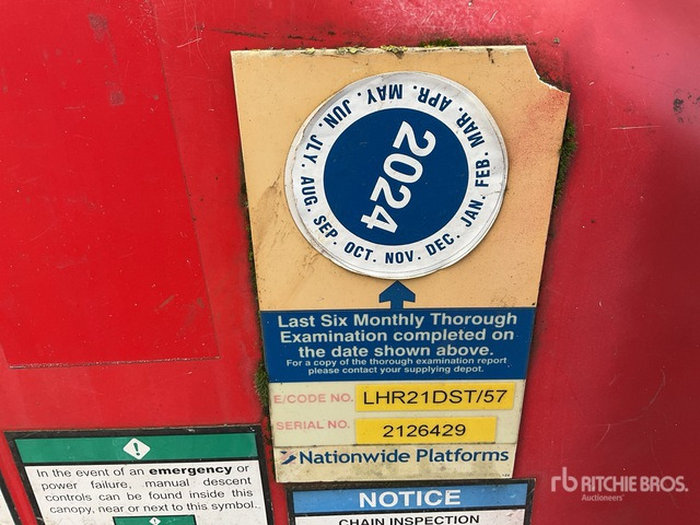 2013 Nifty-Lift HR21D 4WD Diesel Articulating Boom Lift - Plataforma articulada: foto 3 2013 Nifty-Lift HR21D 4WD Diesel Articulating Boom Lift - Plataforma articulada: foto 3