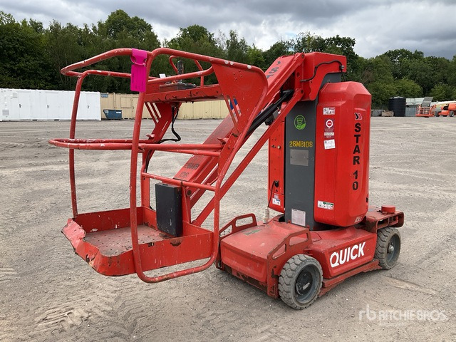 2015 Haulotte STAR10 Vertical Mast Lift - Plataforma de mástil vertical: foto 1 2015 Haulotte STAR10 Vertical Mast Lift - Plataforma de mástil vertical: foto 1