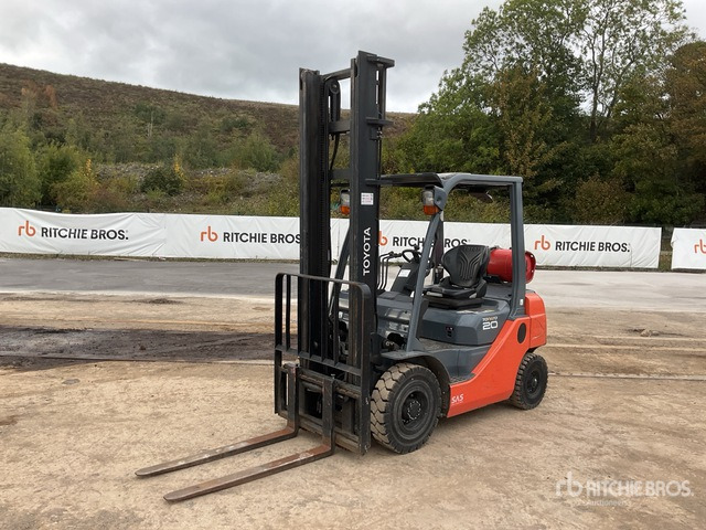 2015 Toyota 02-8FGF20 2015 Toyota 8FG20 Forklift Forklift - Carretilla elevadora de gas: foto 4 2015 Toyota 02-8FGF20 2015 Toyota 8FG20 Forklift Forklift - Carretilla elevadora de gas: foto 4
