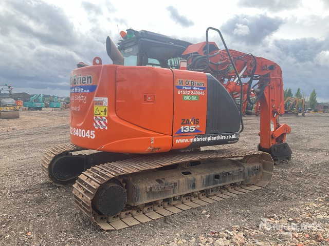 2016 Hitachi ZX135US-5B Tunnel Spec Tracked Excavator - Excavadora de cadenas: foto 4 2016 Hitachi ZX135US-5B Tunnel Spec Tracked Excavator - Excavadora de cadenas: foto 4