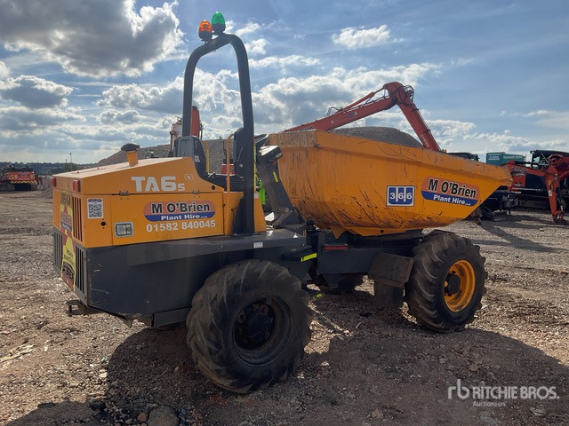 2016 Terex TA6S 6 ton 4x4 Swivel Dumper - Dúmper: foto 4 2016 Terex TA6S 6 ton 4x4 Swivel Dumper - Dúmper: foto 4