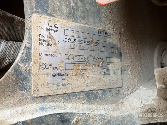 2022 Hitachi ZX26U-6 Mini Excavator: <6.6t - Miniexcavadora: foto 1 2022 Hitachi ZX26U-6 Mini Excavator: <6.6t - Miniexcavadora: foto 1