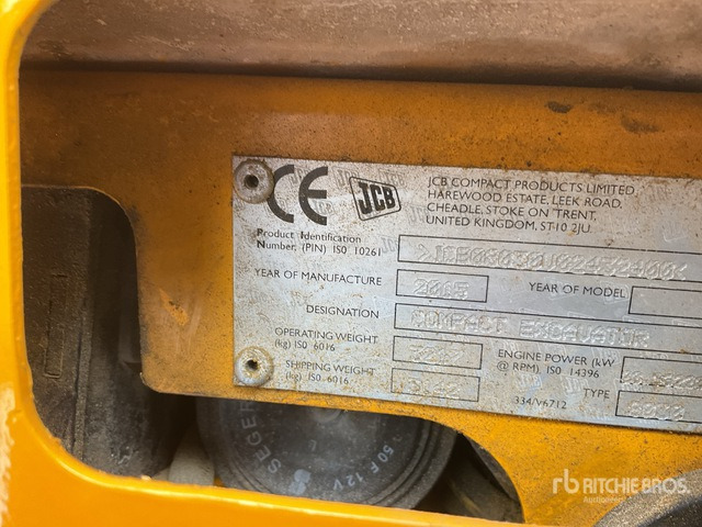 2016 JCB 8030 - Miniexcavadora: foto 3 2016 JCB 8030 - Miniexcavadora: foto 3