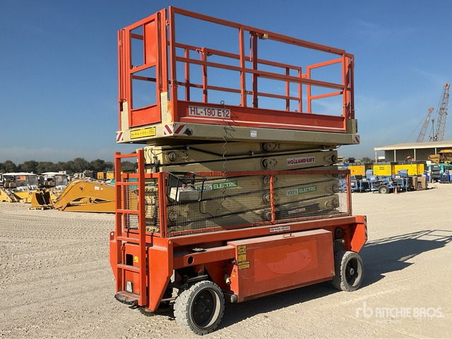 2017 Holland Lift 190E12 4x4 Electric Scissor Lift - Plataforma de tijeras: foto 1 2017 Holland Lift 190E12 4x4 Electric Scissor Lift - Plataforma de tijeras: foto 1
