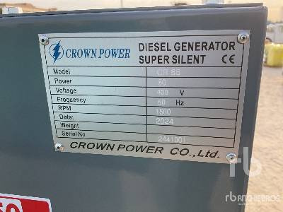 CROWN POWER MP95 80 kVA Skid-Mounted (Unused) - Generador industriale: foto 5 CROWN POWER MP95 80 kVA Skid-Mounted (Unused) - Generador industriale: foto 5