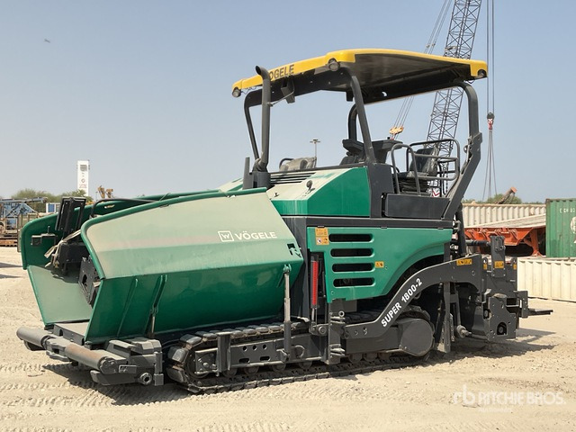 Vogele Super S1800-2 - Pavimentadora de asfalto: foto 1 Vogele Super S1800-2 - Pavimentadora de asfalto: foto 1