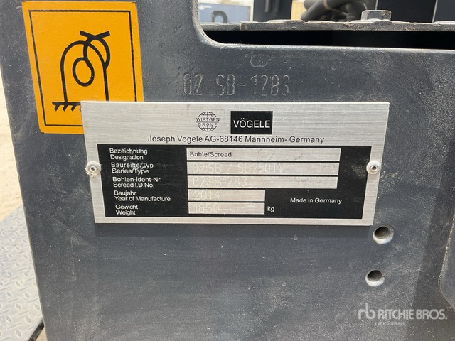 Vogele Super S1800-2 - Pavimentadora de asfalto: foto 5 Vogele Super S1800-2 - Pavimentadora de asfalto: foto 5