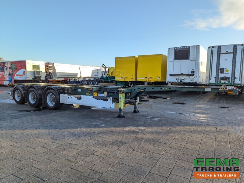 Semirremolque portacontenedore/ Intercambiable Krone SD 27 3-Assen BPW Backslider - DrumBrakes - 20 2x20FT/30/40FT - 10+ Units in Stock (O1931): foto 16