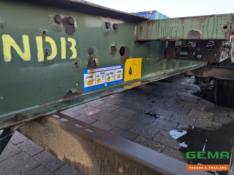 Semirremolque portacontenedore/ Intercambiable Krone SD 27 3-Assen BPW Backslider - DrumBrakes - 20 2x20FT/30/40FT - 10+ Units in Stock (O1931): foto 15