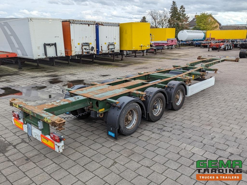 Krone SD 27 3-Assen BPW RearSlider - DrumBrakes - 5280kg - Semirremolque portacontenedore/ Intercambiable: foto 2 Krone SD 27 3-Assen BPW RearSlider - DrumBrakes - 5280kg - Semirremolque portacontenedore/ Intercambiable: foto 2