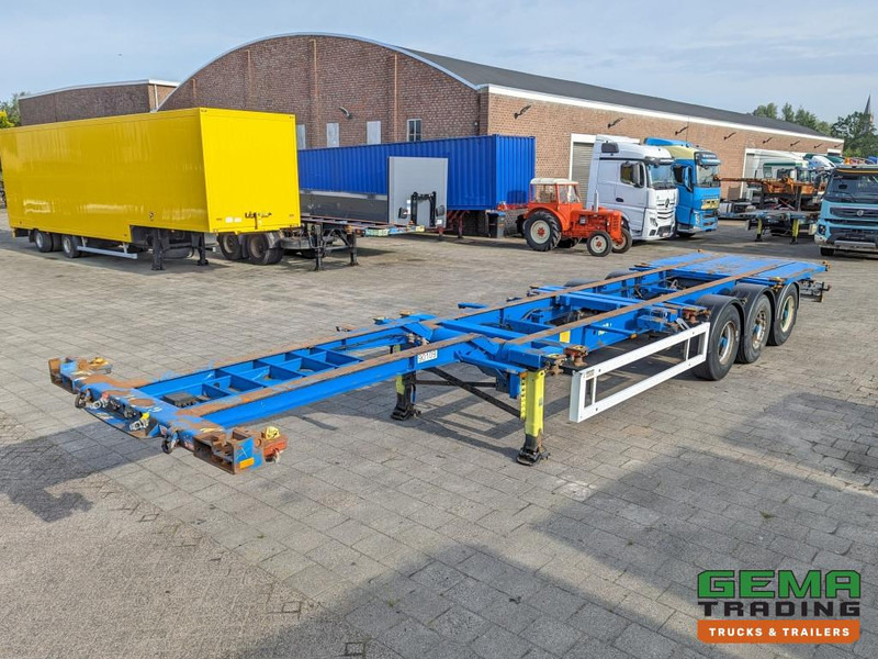 Krone SDC-27 3-Assen BPW Drumbrakes - 5340KG - All Connections (O1912) - Semirremolque portacontenedore/ Intercambiable: foto 1 Krone SDC-27 3-Assen BPW Drumbrakes - 5340KG - All Connections (O1912) - Semirremolque portacontenedore/ Intercambiable: foto 1