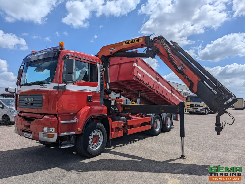 MAN TGA 26.430 6x4 Dagcab Euro3 - Kipper + Palfinger PK23002 - Afstandsbediening - 291.000km - Camión volquete, Camión grúa: foto 1 MAN TGA 26.430 6x4 Dagcab Euro3 - Kipper + Palfinger PK23002 - Afstandsbediening - 291.000km - Camión volquete, Camión grúa: foto 1