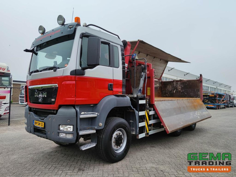 MAN TGS 26.400 6x6 4 Daycab Euro4 - HMF1643Z2 - Hyva 2-Zijdige Kipper 5.4m. - REBUILT ENGINE - TOP! (V584) - Camión volquete, Camión grúa: foto 2 MAN TGS 26.400 6x6 4 Daycab Euro4 - HMF1643Z2 - Hyva 2-Zijdige Kipper 5.4m. - REBUILT ENGINE - TOP! (V584) - Camión volquete, Camión grúa: foto 2