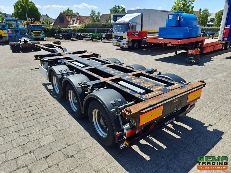 Pacton T3-010 3-Assen SAF - MULTI - Trommelremmen - LiftAs - 3x Uitschuifbaar - Semirremolque portacontenedore/ Intercambiable: foto 2 Pacton T3-010 3-Assen SAF - MULTI - Trommelremmen - LiftAs - 3x Uitschuifbaar - Semirremolque portacontenedore/ Intercambiable: foto 2