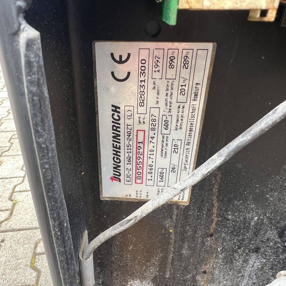 Apilador Jungheinrich EJC-Z16: foto 10 Apilador Jungheinrich EJC-Z16: foto 10